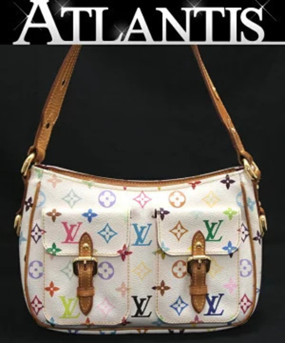 Louis Vuitton Lodge Shoulder Bag Multicolor White